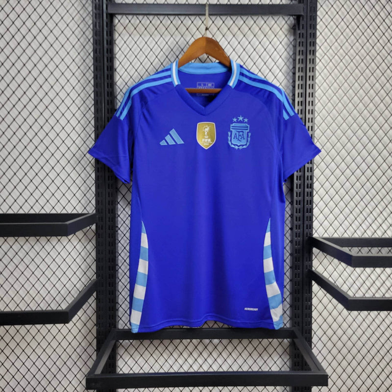 Camisa Argentina Away 24/25 - Adidas Torcedor Masculina + Patch