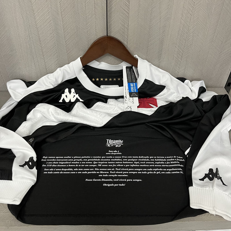 Camisa Vasco Home 24/25 - Kappa Torcedor Manga Comprida