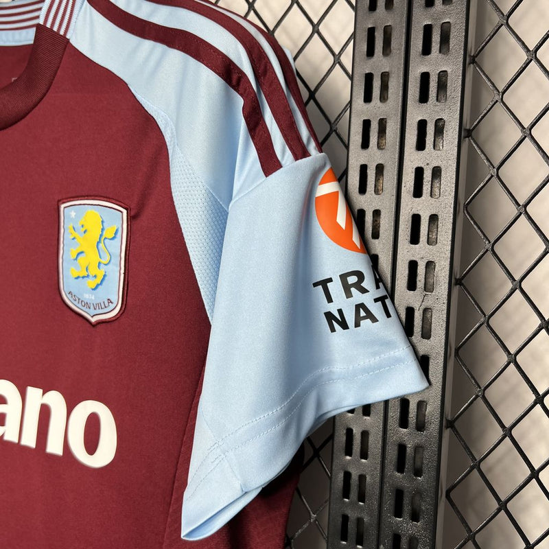 Camisa Aston Villa Titular 24/25 - Versão Torcedor - Lançamento