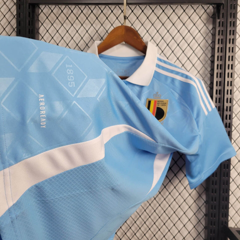 Camisa Bélgica II Away 24/25 - Adidas Versão Torcedor - Azul