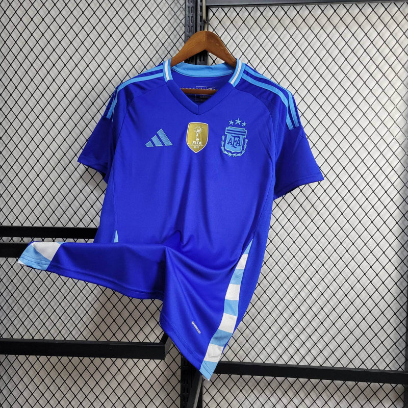 Camisa Argentina Away 24/25 - Adidas Torcedor Masculina + Patch