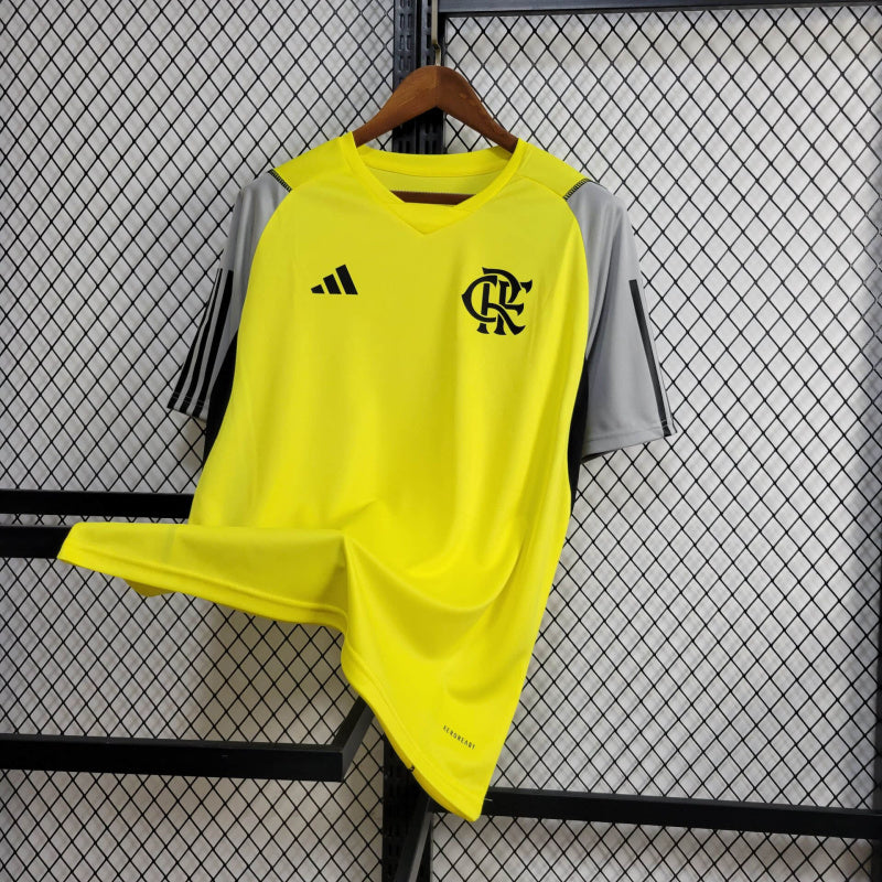 Camisa Flamengo Treino Amarela 24/25 - Adidas Versão Torcedor