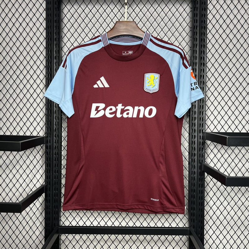 Camisa Aston Villa Titular 24/25 - Versão Torcedor - Lançamento