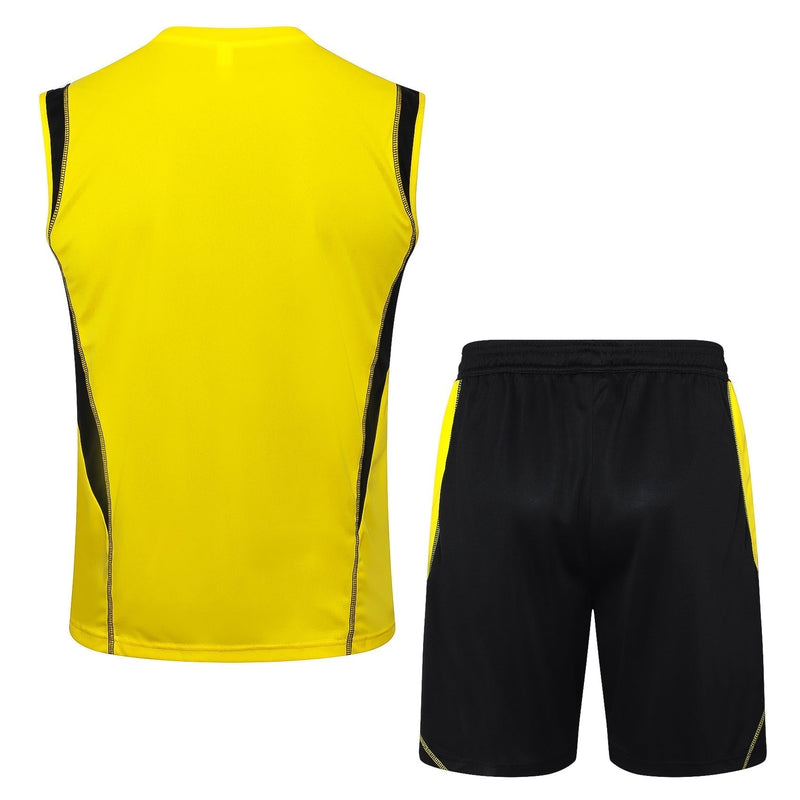 Conjunto de Treino Flamengo Amarelo 24/25 - Regata/Short