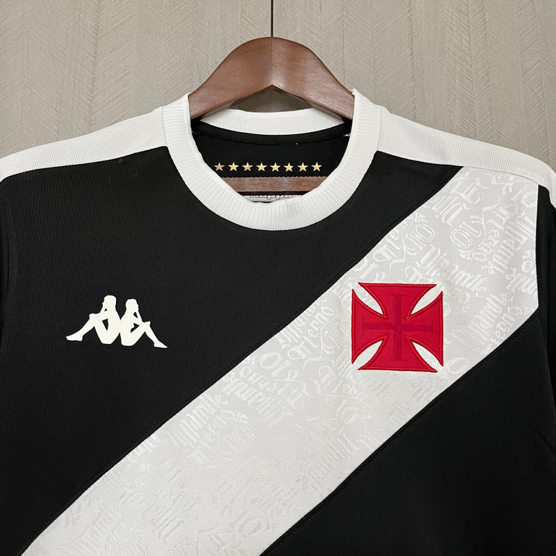 Camisa Vasco Home 24/25 - Kappa Torcedor Manga Comprida